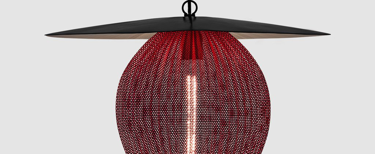 banner-image Suspension satellite 27 rouge cerise o27cm h38 5cm gubi normal