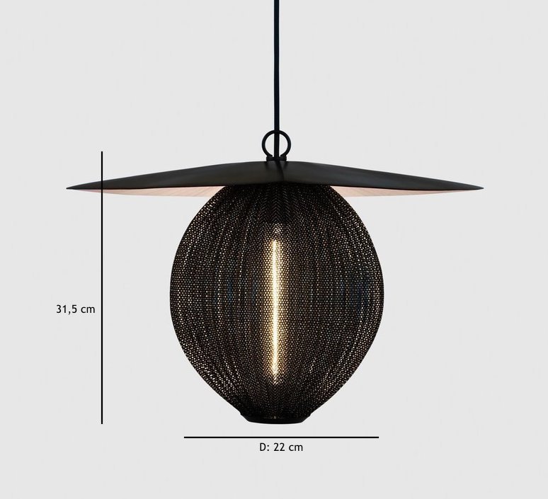 Satellite pendant midnight black  suspension pendant light  gubi 009 01101  design signed 37599 product