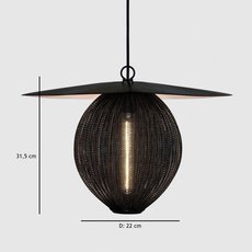 Satellite pendant midnight black  suspension pendant light  gubi 009 01101  design signed 37599 thumb