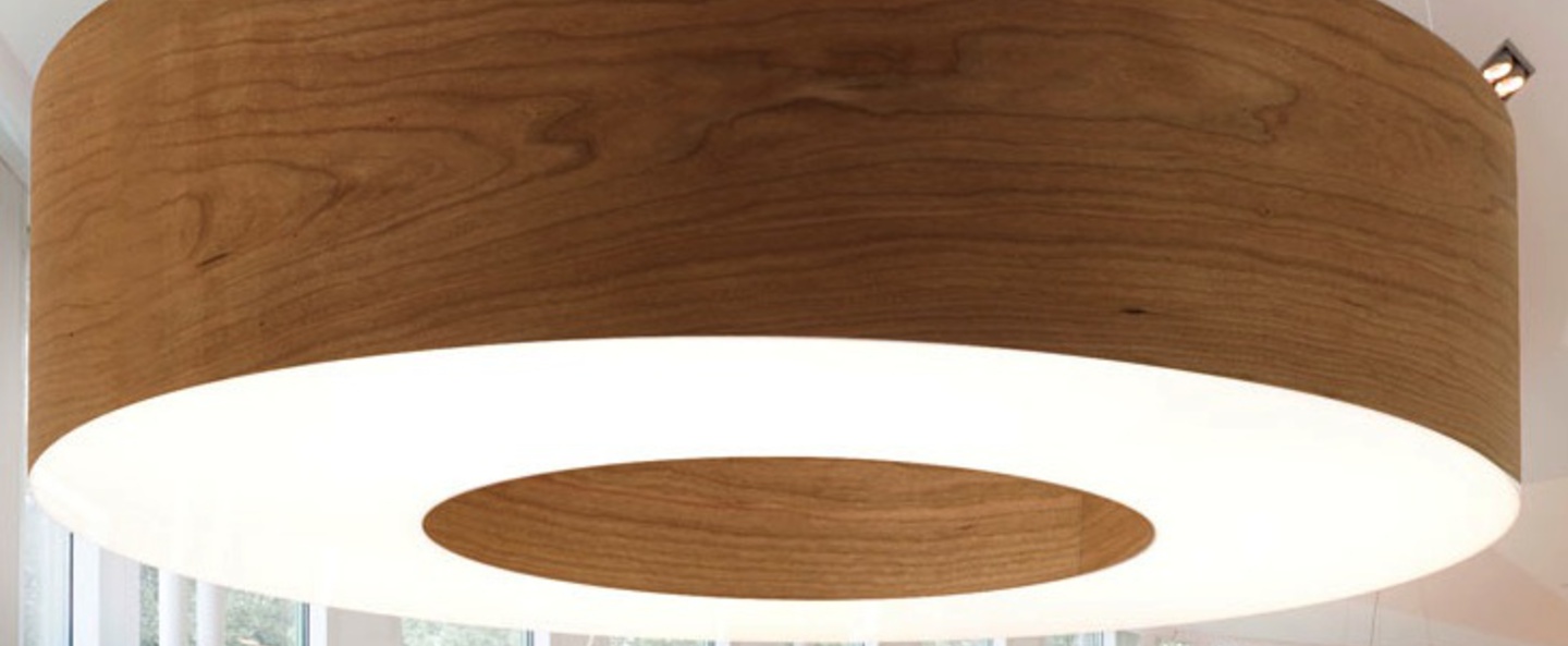 banner-image Suspension saturnia sm bois naturel de cerisier led dimmable o85cm h20cm lzf normal