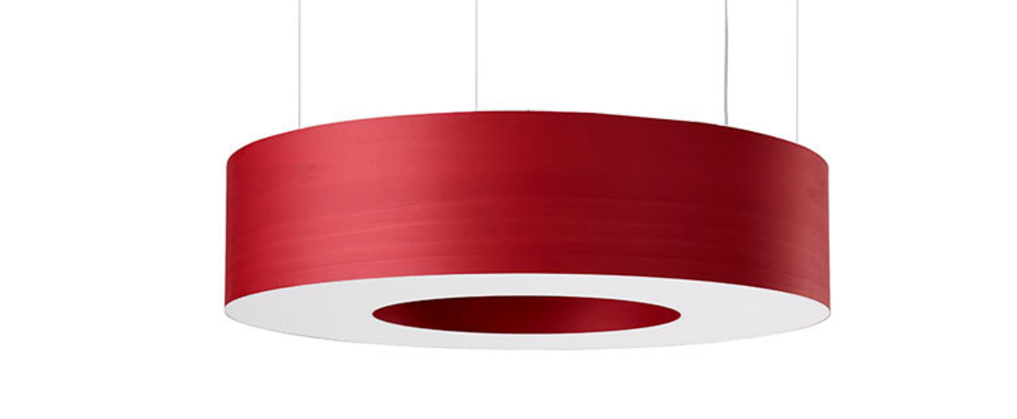 Suspension saturnia sm rouge o85cm h20cm lzf normal