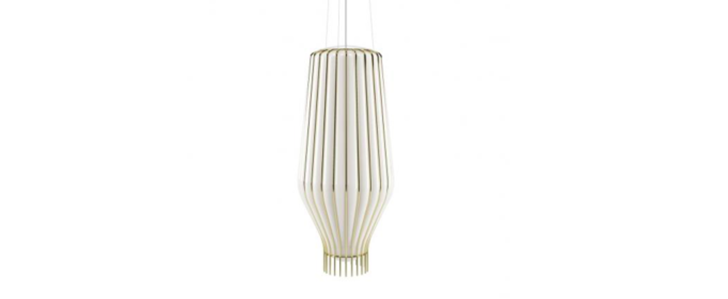 banner-image Suspension saya l blanc dore o31cm h75cm fabbian normal