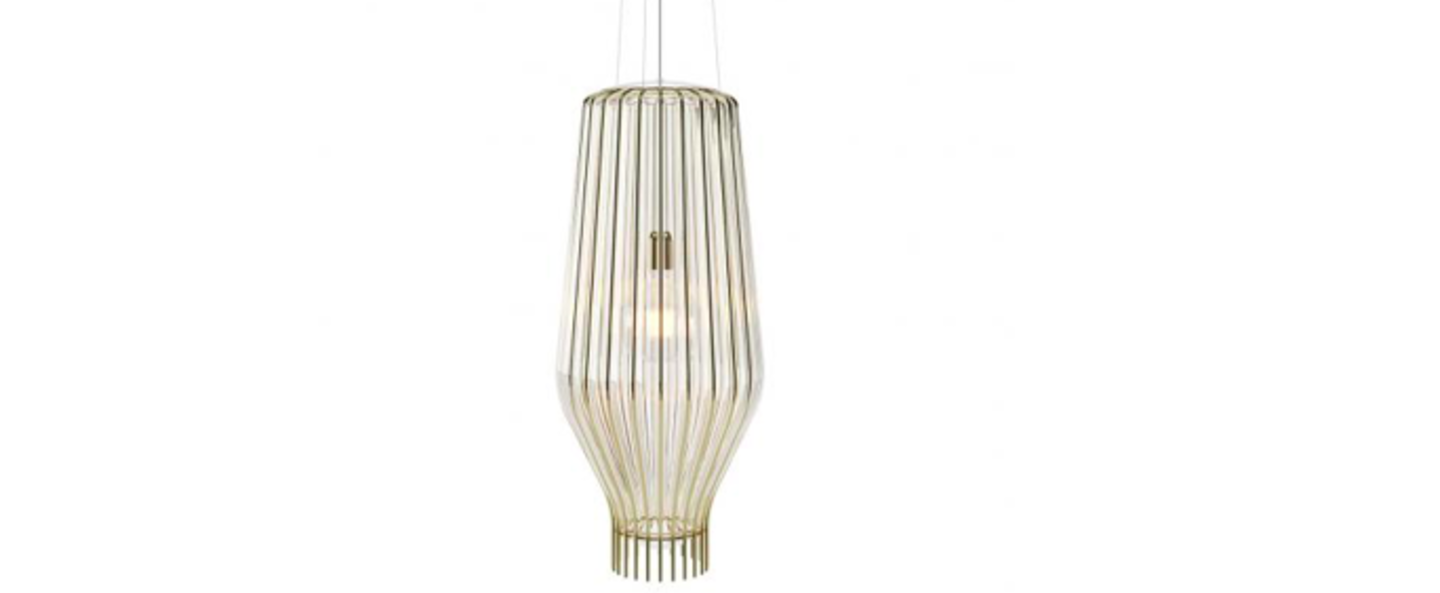 banner-image Suspension saya l transparent dore o31cm h75cm fabbian normal