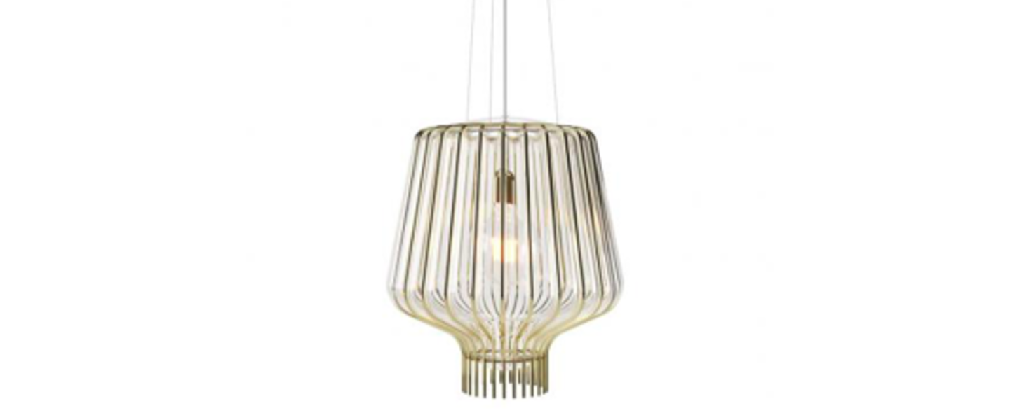 banner-image Suspension saya s transparent dore o40cm h45cm fabbian normal