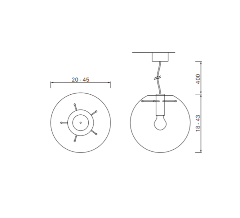 Selene 45 sandra lindner classicon selene45noir luminaire lighting design signed 29185 product