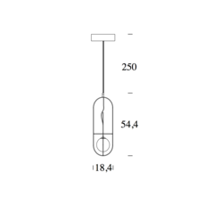 Setareh francesco librizzi suspension pendant light  fontanaarte 4380nn   design signed 39348 thumb