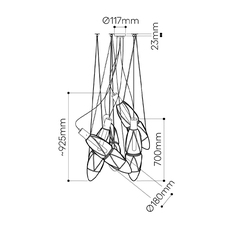 Shibari 03 katerina handlova suspension pendant light  bomma 1 80 95134 1 00005 700 bc   design signed 134084 thumb