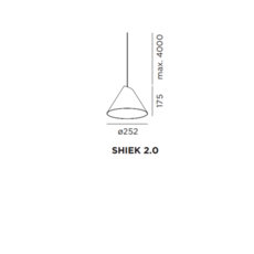 Shiek 2 0 gold studio wever ducre suspension pendant light  wever et ducre shiek2 0white gold  design signed 32887 thumb