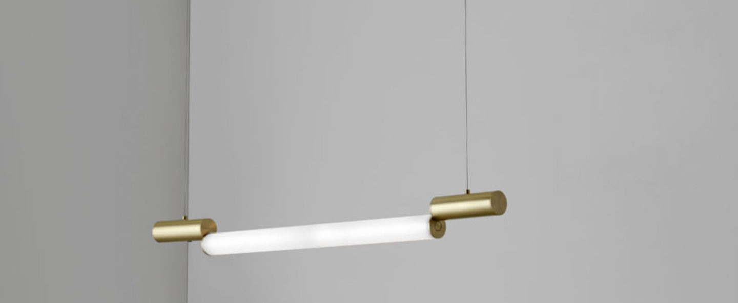 banner-image Suspension signal h770 blanc et laiton led lcm h77cm cvl normal