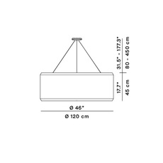 Silenzio d79 120c monica armani suspension pendant light  luceplan 1d7912c000a2 9d7903608200  design signed 155072 thumb