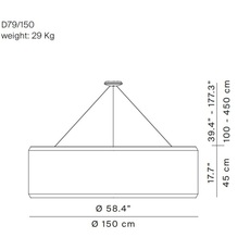 Silenzio d79 150c monica armani suspension pendant light  luceplan 1d7915c000a3  9d7903608200  design signed 56354 thumb