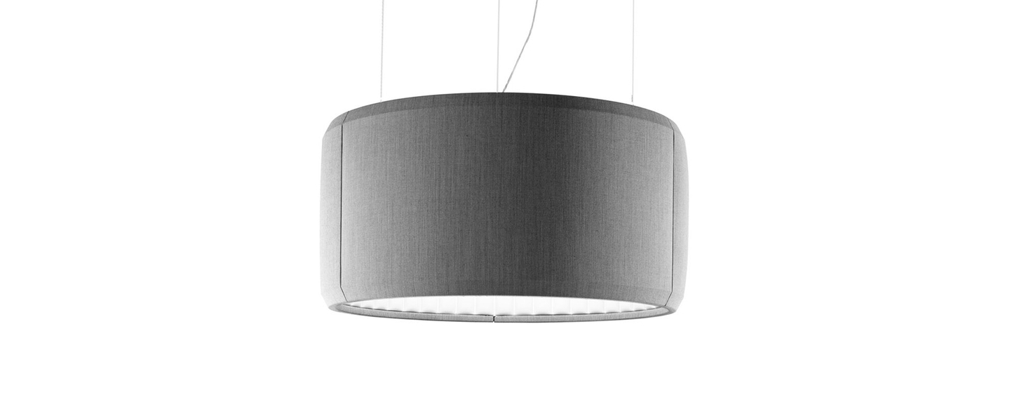 banner-image Suspension silenzio d79 90c gris clair led o90cm h45cm lucepan normal
