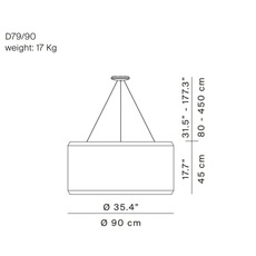 Silenzio d79 90c monica armani suspension pendant light  luceplan 1d7909c000b2  9d7903608200  design signed 56296 thumb