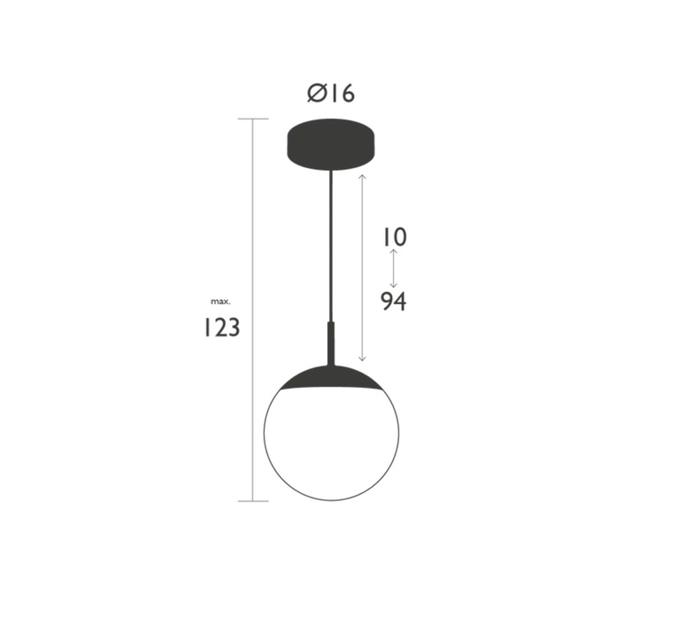 Simple d25 mooon  tristan lohner suspension pendant light  fermob 535021  design signed nedgis 174187 product