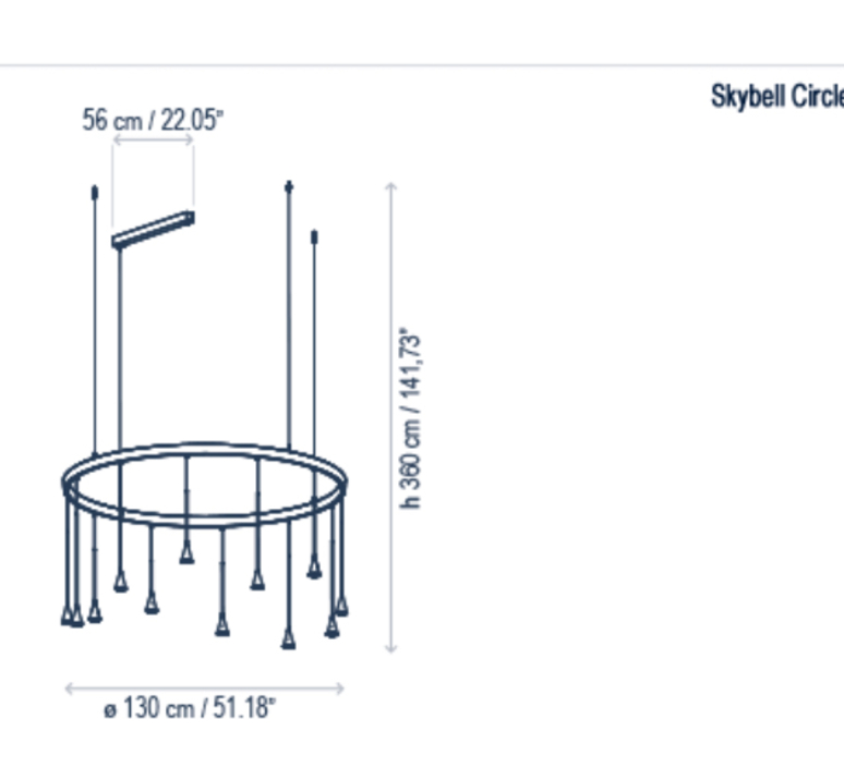 Skybell circle s 12l 40 estudi manel molina suspension pendant light  bover 35722219056  design signed nedgis 130315 product