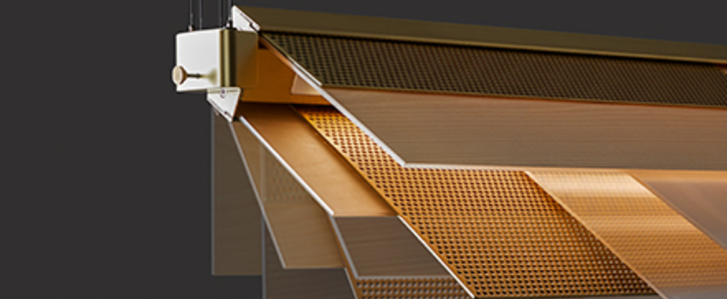 banner-image Suspension skyline naturel et or led 3000k 690lm l128cm h32cm lzf normal