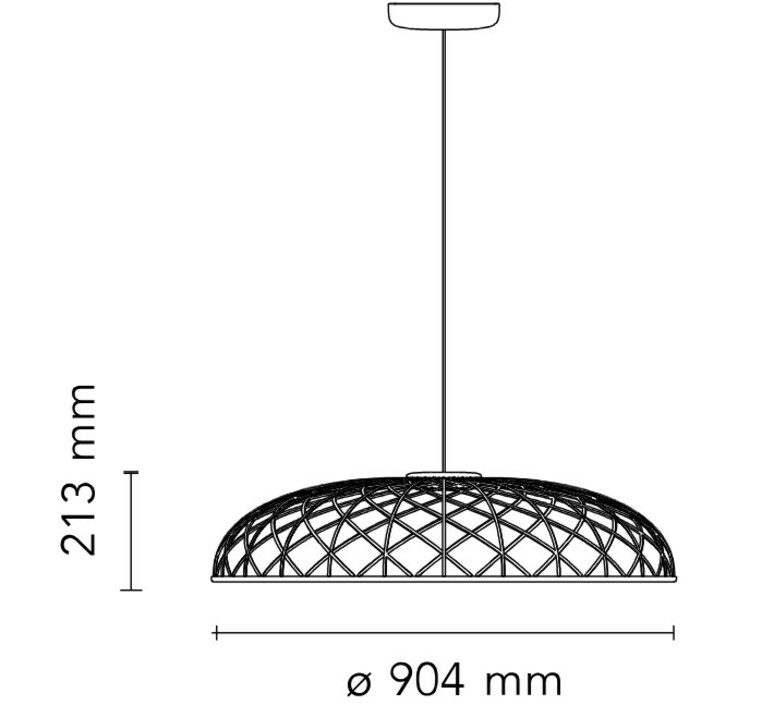 Skynest marcel wanders suspension pendant light  flos f6392035  design signed nedgis 183579 product