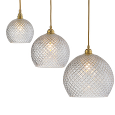 Small check crystal rowan 15 5 susanne nielsen suspension pendant light  ebb and flow la101520  design signed nedgis 72624 thumb