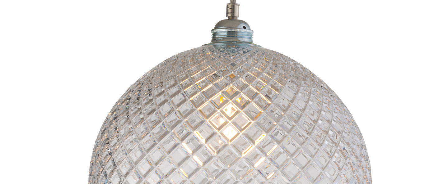 banner-image Suspension small check crystal rowan 28 transparent argent o28cm h28cm ebb and flow normal