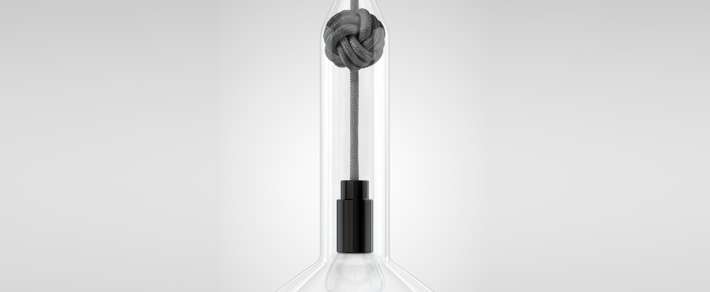 banner-image Suspension small knot gris h22 4cm vitamin normal
