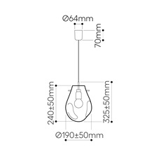 Soap small avec rosace ota svoboda suspension pendant light  bomma 1 60 95107 a 600lb 270 a 2 5  design signed nedgis 171508 thumb