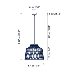 Soft s 30 danos salgado suspension pendant light  bover 36301217186  design signed nedgis 176713 thumb