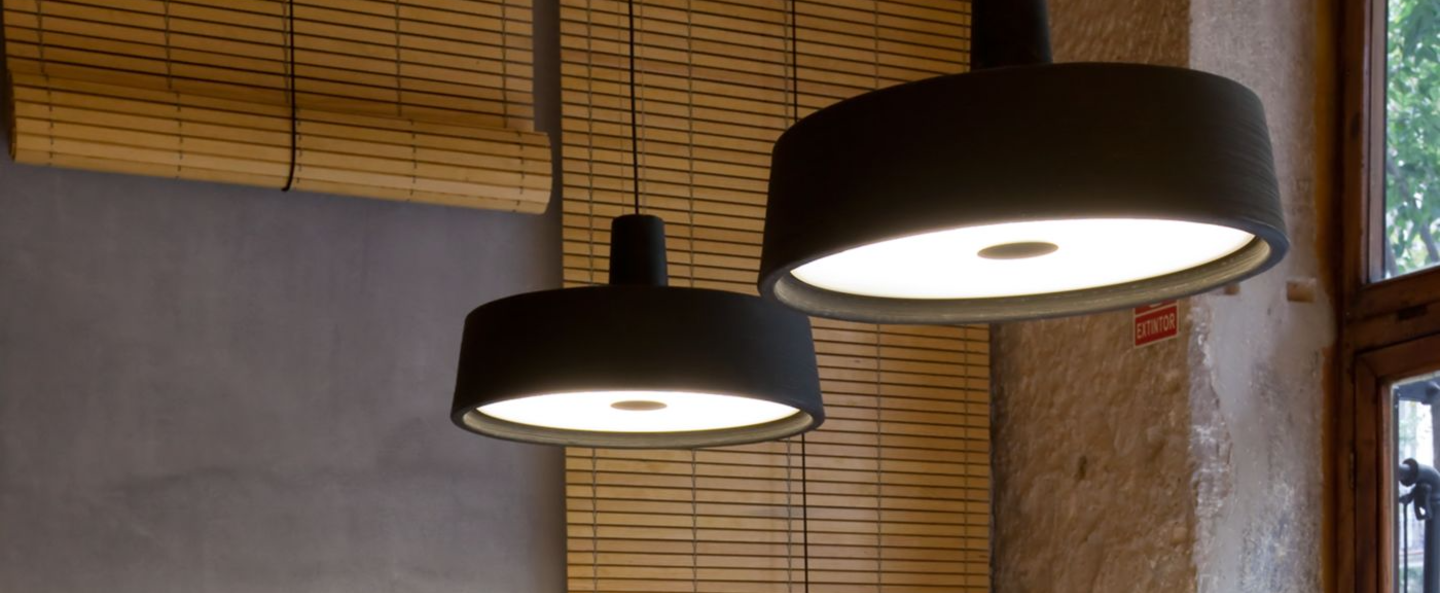 banner-image Suspension soho 38 noir led 3000k 1938lm o38cm h20 4cm marset normal