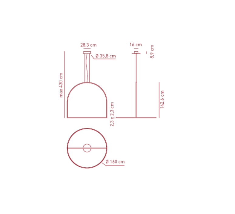 Sp uli 090 timo ripatti suspension pendant light  axo light spuli090ledan  design signed 42176 product