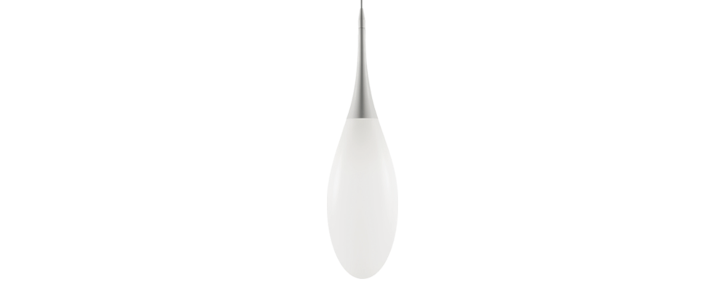 Suspension spillo blanc o18cm h68cm kundalini normal