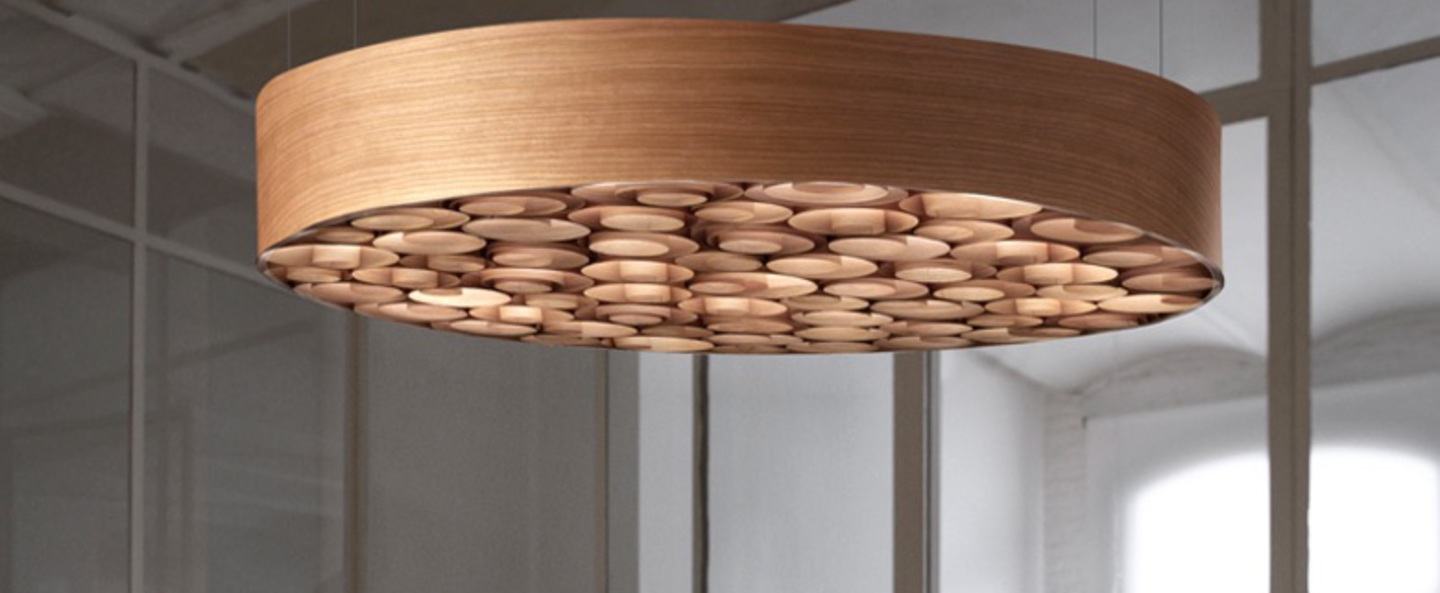 banner-image Suspension spiro bois naturel de cerisier o96cm lzf normal