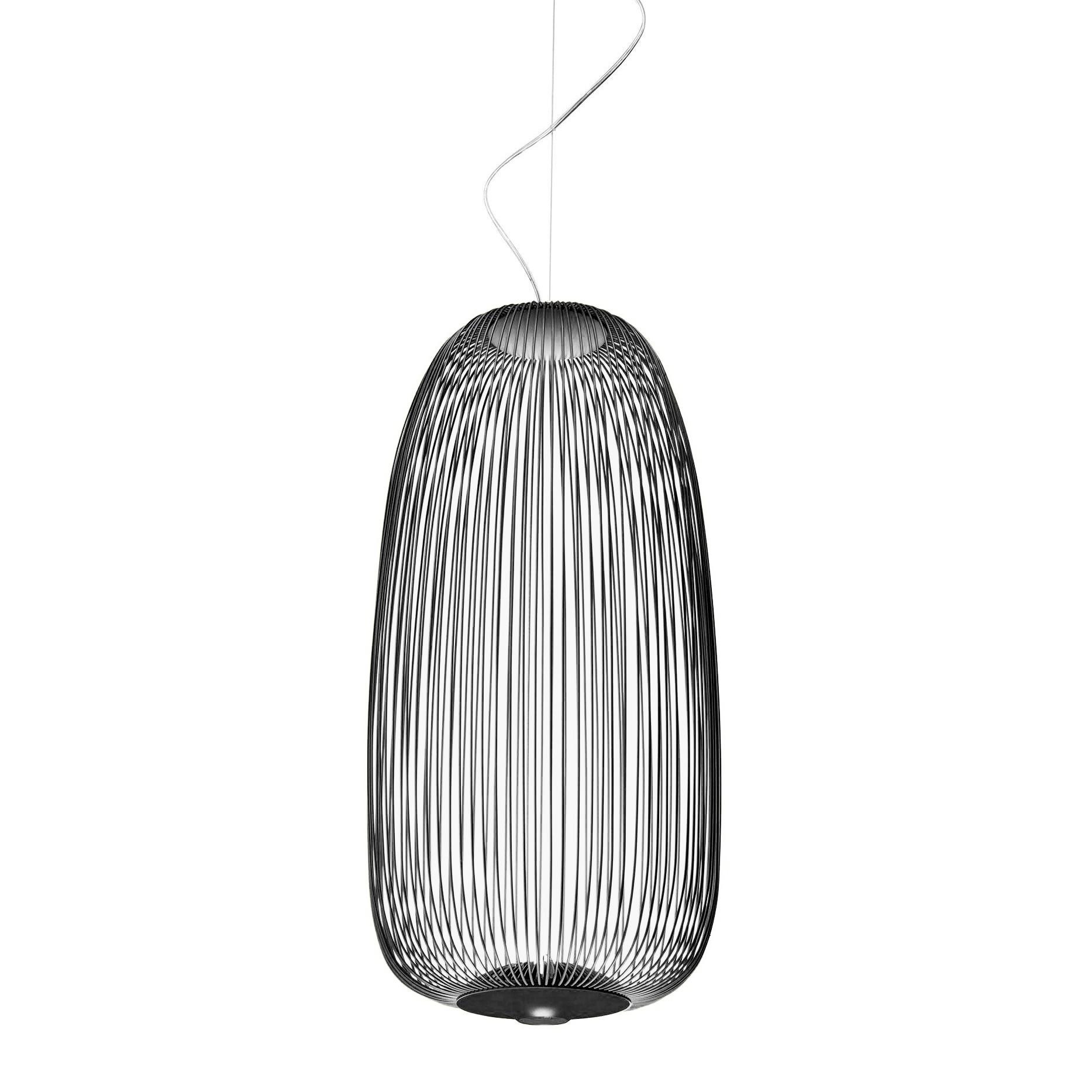 Hängeleuchte, Spokes 1 dimmbar, schwarz, LED, 2700K, 3220lm, Ø32