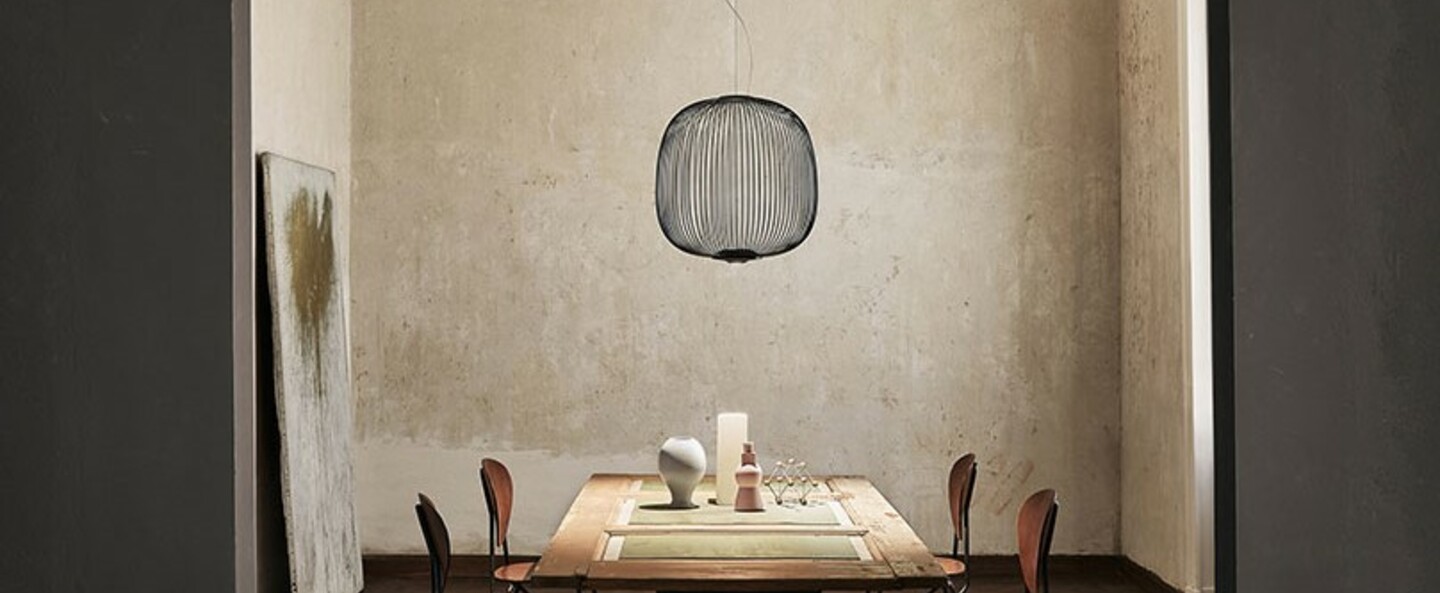 banner-image Suspension spokes 2 dimmable noir led 2700k 3220lm o52cm h52 5cm foscarini normal