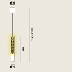 Squiggle 6 paolo rizzatto suspension pendant light  rotaliana 1sqh600063zl0  design signed nedgis 115387 thumb