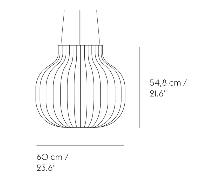 Strand closed benjamin hubert suspension pendant light  muuto 22373  design signed nedgis 76090 product