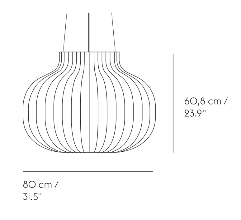 Strand closed benjamin hubert suspension pendant light  muuto 22374  design signed nedgis 76096 product