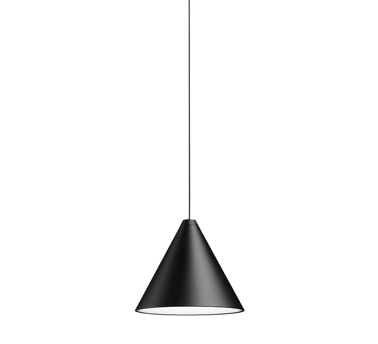 String light cone 12m alimentation sol  michael anastassiades suspension pendant light  flos f6481030 f6484030  design signed nedgis 113575 product