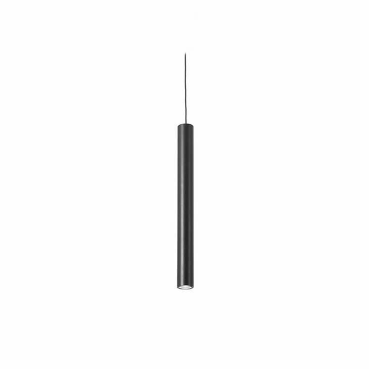 Suspension, Stylus, noir, Ø3cm, H30cm LEDs C4 Luminaires Nedgis