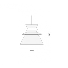 Sundowner 400 jorn utzon suspension pendant light  lyfa 201040016  design signed nedgis 165713 thumb