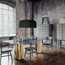 Sweet 95 paola navone suspension pendant light  gervasoni sweet95 nero  design signed 36340 thumb