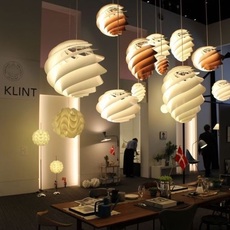 Pendant Light Swirl 3 Small White ø32cm H30cm Le Klint Nedgis Lighting