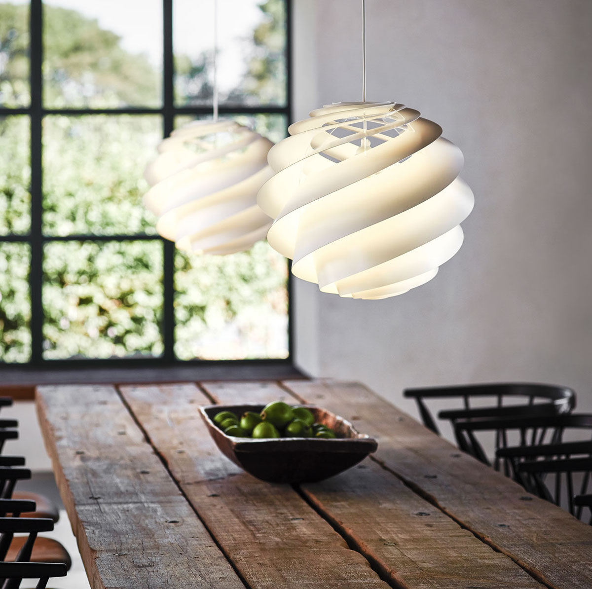 青 LE KLINT SWIRL3 WHITE ペンダントライト 廃盤商品 suspension-swirl-3-small-blanc