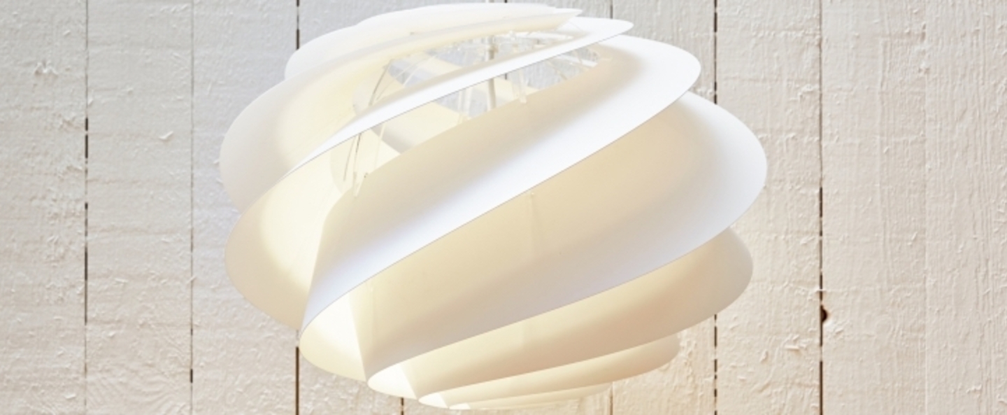 Suspension swirl medium blanc o45cm h33cm le klint normal