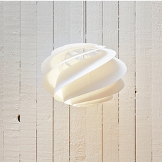 Pendant Light Swirl Medium White ø45cm H33cm Le Klint Nedgis Lighting