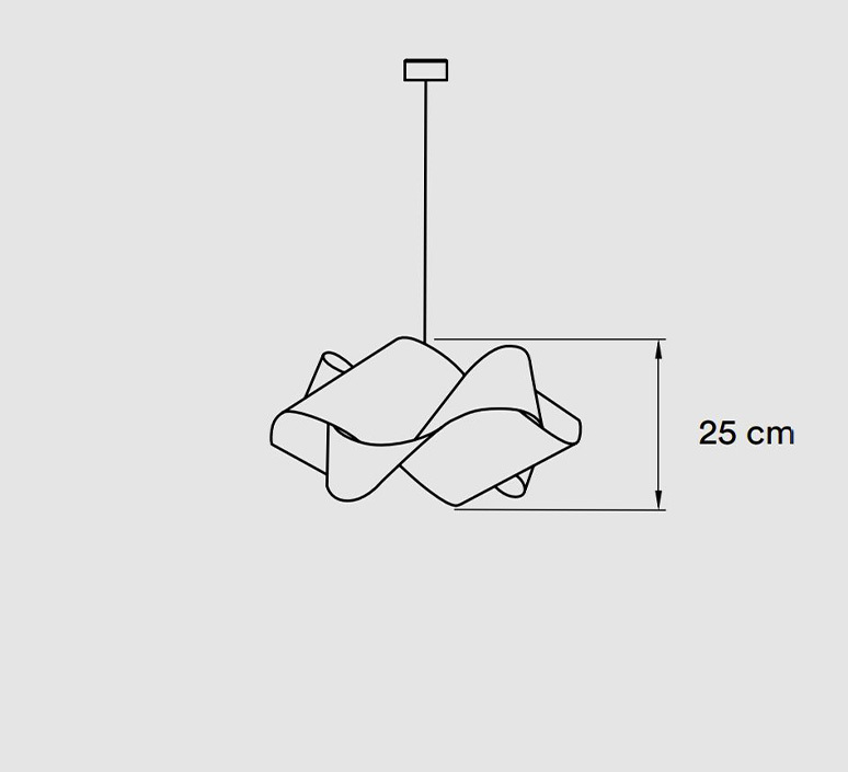 Swirl small ray power suspension pendant light  lzf swrl sp wh 21  design signed nedgis 106178 product