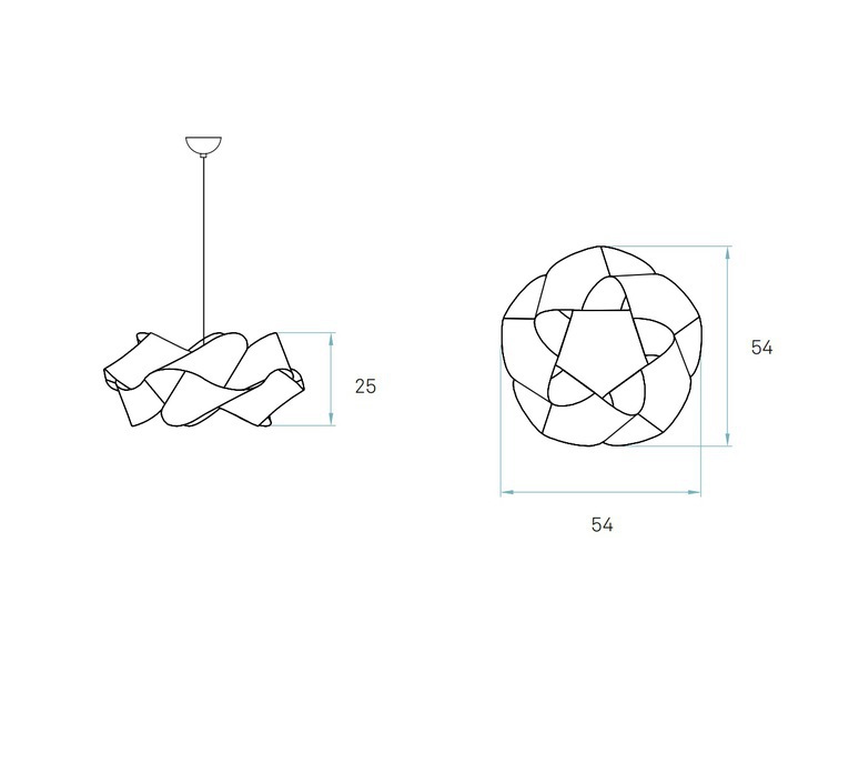 Suspension swirl sp 21 cerisier o54cm lzf 60226 product