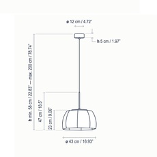 Tanit s 43 alex fernandez camps et gonzalo mila suspension pendant light  bover 26101215158  design signed nedgis 115986 thumb