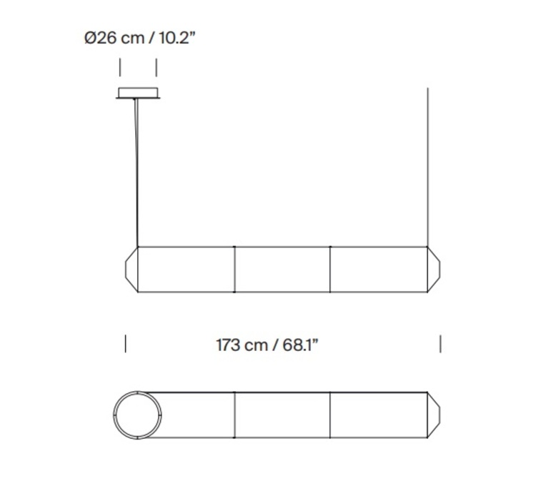 Tekio horizontal p3 circular canopy  suspension  santa cole tkhpc01  design signed nedgis 213331 product