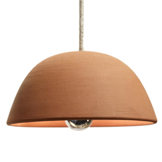 Terracotta bowl studio simple suspension pendant light  serax b7218409  design signed 59710 thumb