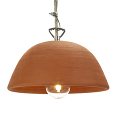 Terracotta bowl studio simple suspension pendant light  serax b7218409  design signed 59713 thumb