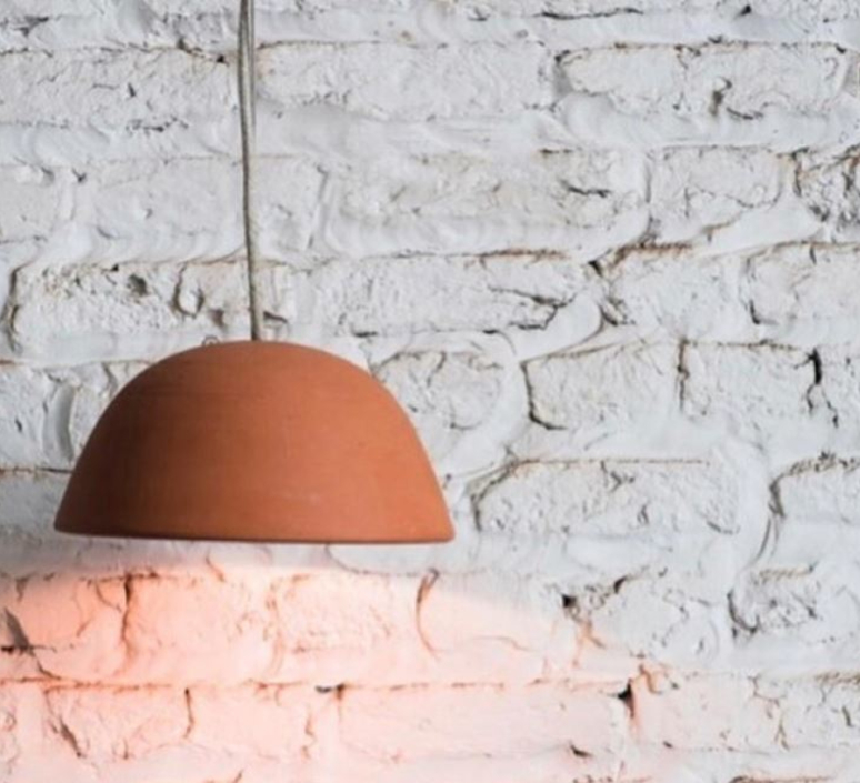 Terracotta bowl studio simple suspension pendant light  serax b7218409  design signed 59716 product